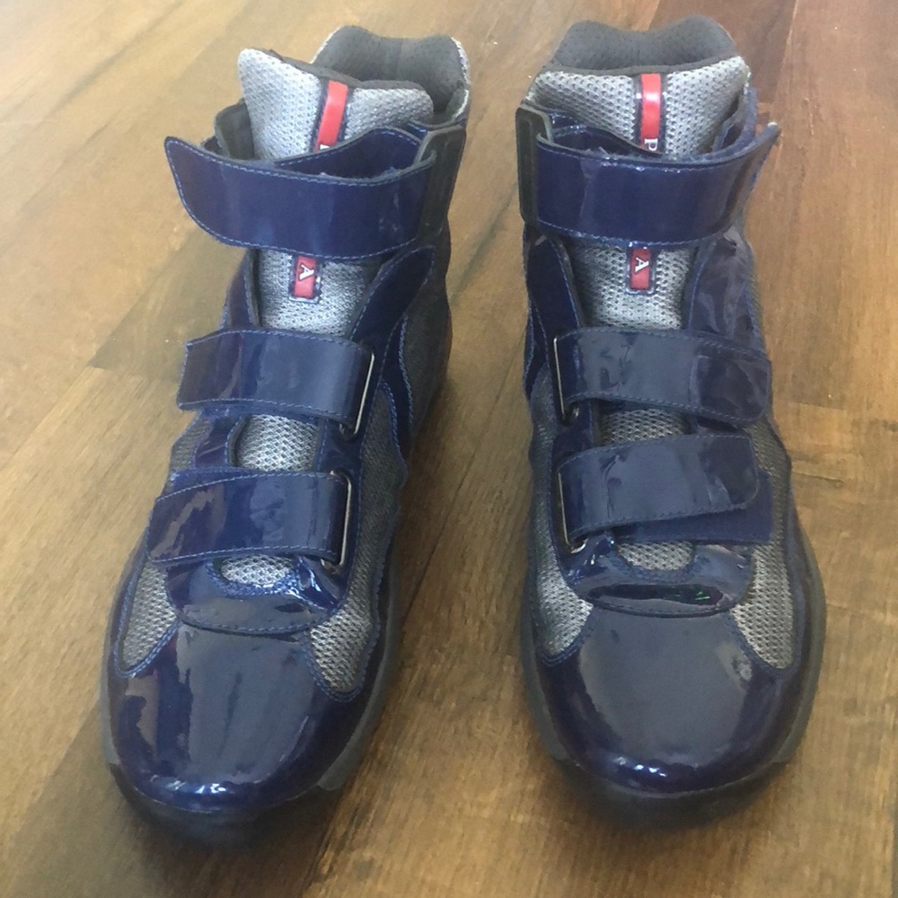 Prada hi tops men sneakers